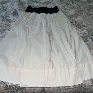 Free People x Cooler In Capri Black/White Skirt Sz L